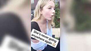 This girl needs a reality check fr