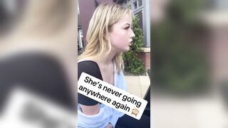 This girl needs a reality check fr