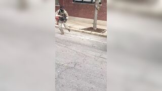 Woman claims ICE agents crashed into her, while others say footage proves otherwise..