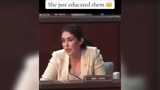 I love listening to Anna Paulina Luna speak facts