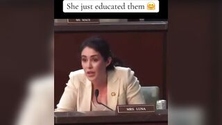 I love listening to Anna Paulina Luna speak facts