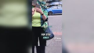 Democrat karen gets caught REMOVING Trump sign from private property.