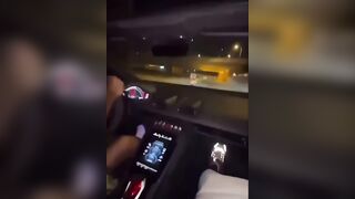 Man totals a rented LAMBO