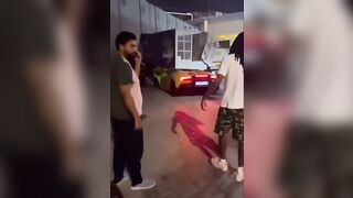 Man totals a rented LAMBO