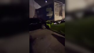 Man totals a rented LAMBO