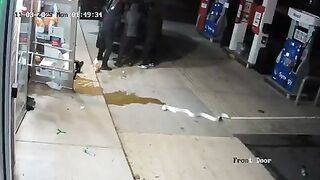 Usual suspects use car to rip door off Connecticut gas station
