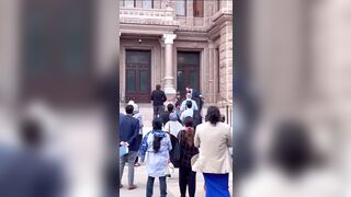 Politician Valentina Gómez burst into a Muslim protest in Texas, took the microphone, and shouted: "Islam is the religion of the rape, incest, and pedophilia …