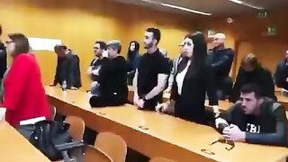 Italian Family Goes Crazy In Court After as African Migrant Who Sliced Their Father's Throat Only Gets 12 Years Prison