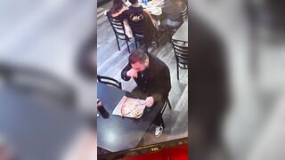 Customer Caught Pocketing Parmesan Shaker During Slice