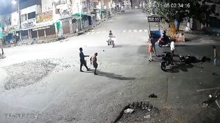 Always Wear A Helmet: Moment of fatal motorcycle accident caught on CCTV
