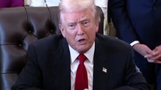 Trump: "About Nancy Pelosi?! I think she's an evil woman. I'm glad she's retiring. I think she did the country a great service by retiring."