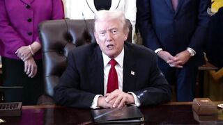 Trump: "About Nancy Pelosi?! I think she's an evil woman. I'm glad she's retiring. I think she did the country a great service by retiring."