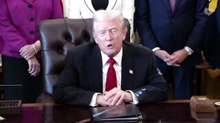 Trump: "About Nancy Pelosi?! I think she's an evil woman. I'm glad she's retiring. I think she did the country a great service by retiring."