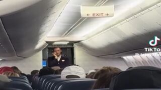 Delta Flight Attendant Exposes Government Shutdown Over the Intercom Mid-Flight.