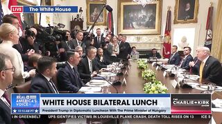 Karoline Leavitt just DECIMATED a reporter so hard that Hungarian PM Orban asked Trump if he could HIRE her