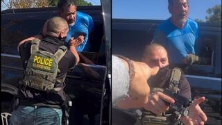 BREAKING:DHS agent had to use his firearm under threats while detaining illegal alien