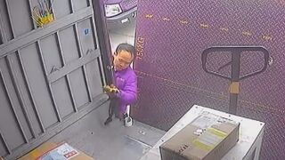 CCTV Captures Moment Of Deadly Work Accident