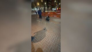 Put ur hands on a dude, u get Handled like Dude