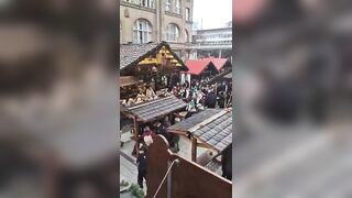 Muslims invade Christmas markets in Germany as a show of force