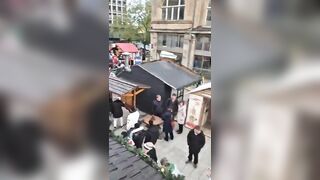 Muslims invade Christmas markets in Germany as a show of force