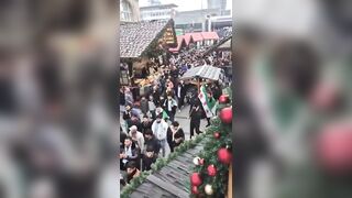Muslims invade Christmas markets in Germany as a show of force