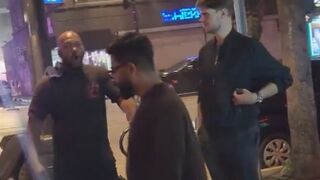 Imagine an unprovoked black man spits in your face for no reason