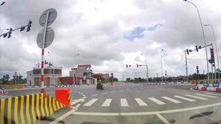 Motorcycle got hit by car