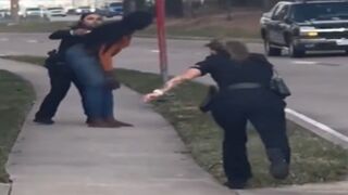 "Anything a Man Can Do"... Female Police are just Real Life Keystone Cops.