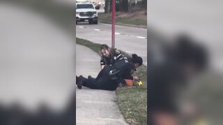 "Anything a Man Can Do"... Female Police are just Real Life Keystone Cops.