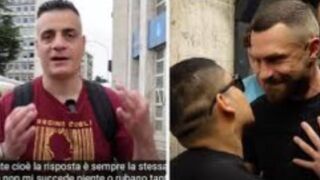 Youtuber and kickboxing champion, Cicalone Simone savagely beaten by gypsies migrants