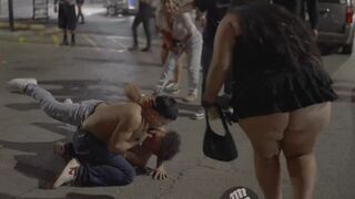 Had him leaking 1 on 1 fight 6th Street Austin