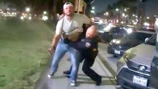 Border Patrol agent VS Long Beach police