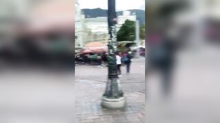 Colombian Feminists Set Catholic Church On Fire