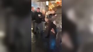 Christmas markets brought to standstill as two warring Travellers fight