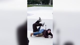 That’s what you get for being happy and shit