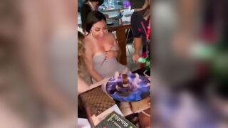 Yikes - Nothing Like Being Lit On Fire During Dinner