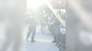 Dumb NYPD cop Maces Another One
