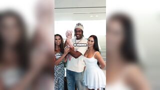 A mother and daughter have BOTH given birth to the same man