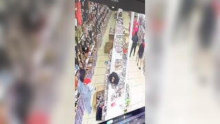 Hair supply store employee caught trying to steal a purse