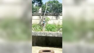 While in Brazil This 19 Year Old Man was mauled to death by a Lion after trespassing in its enclosure.