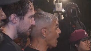 Two LEGAL immigrants face off against one “protestor”