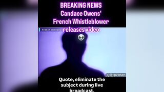 The French government has put hit out on Candace Owens life to kill her DURING streaming