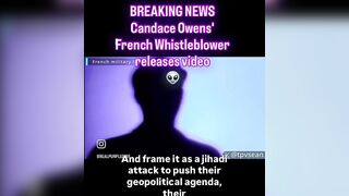 The French government has put hit out on Candace Owens life to kill her DURING streaming