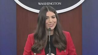 after Matt Gaetz asks question at Pentagon press briefing Laura Loomer gets her turn