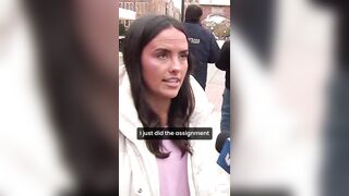 My advice; you walk into class, you see a transfreak teacher...you run!