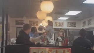 Usual suspect freaks out at the Waffle House