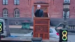 Meanwhile, at a City Hall in Denmark, subhuman goat fornicator cast spells on humans