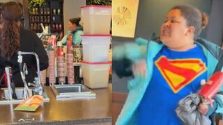 Barista gets attacked at Starbucks