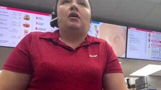 A Somali immigrant employee at a Wendy's was fired after she was seen working in the kitchen BAREFOOT!