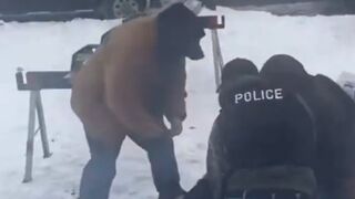 Joint ICE-FBI raid of the roofing crew working on their house in Amherst